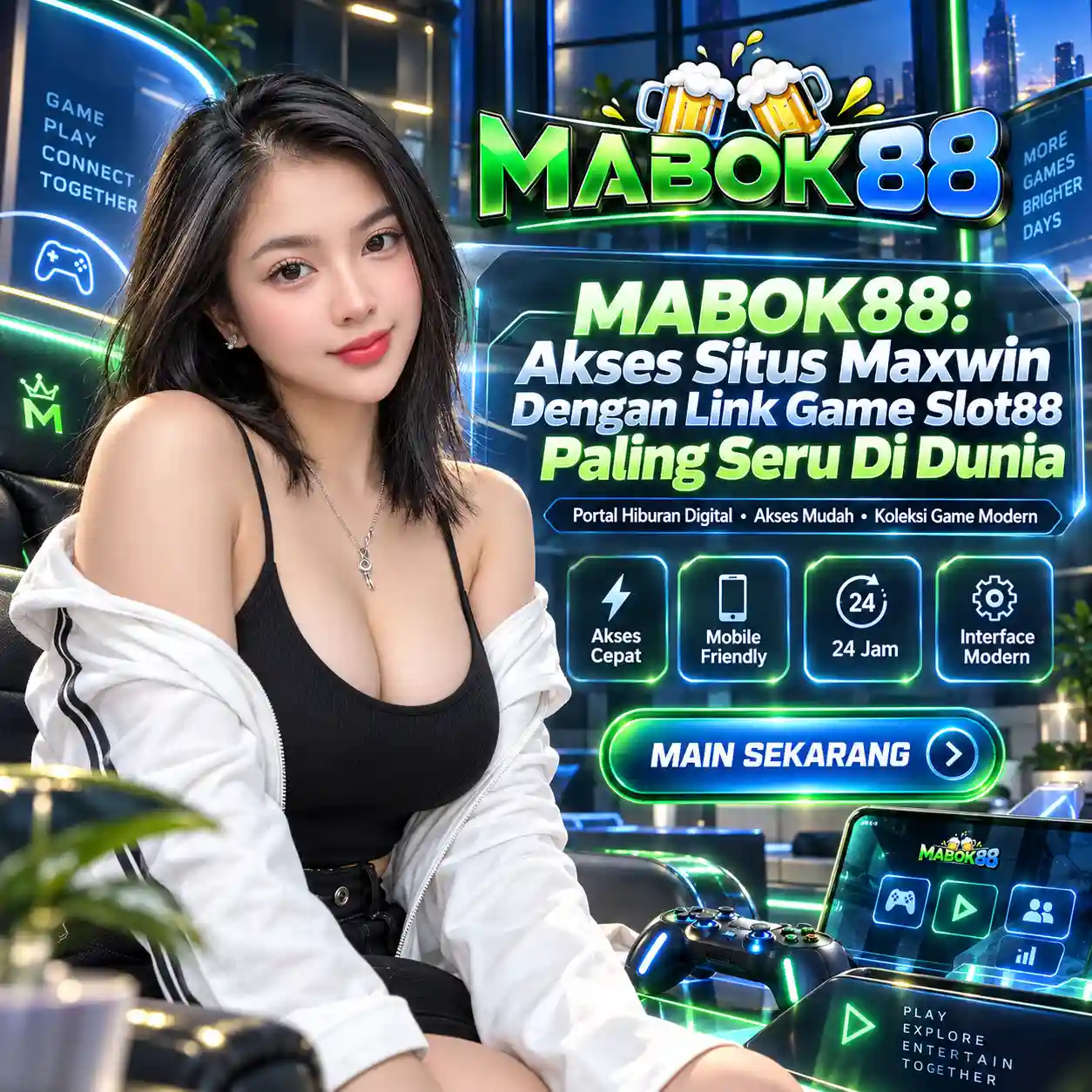 Galeri foto MABOK88: Akses Situs Maxwin Dengan Link Game Slot88 Paling Seru Di Dunia di Jakarta